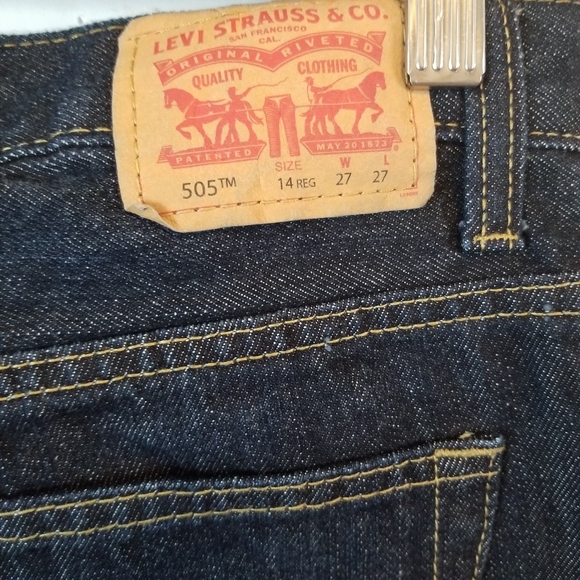 Levi's | 505 Regular fit 14 reg 27x27 - Picture 4 of 5